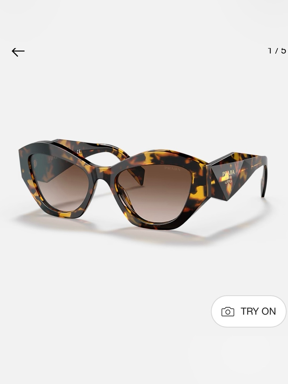 Prada Sunglasses SPR07Y Symbole Logo